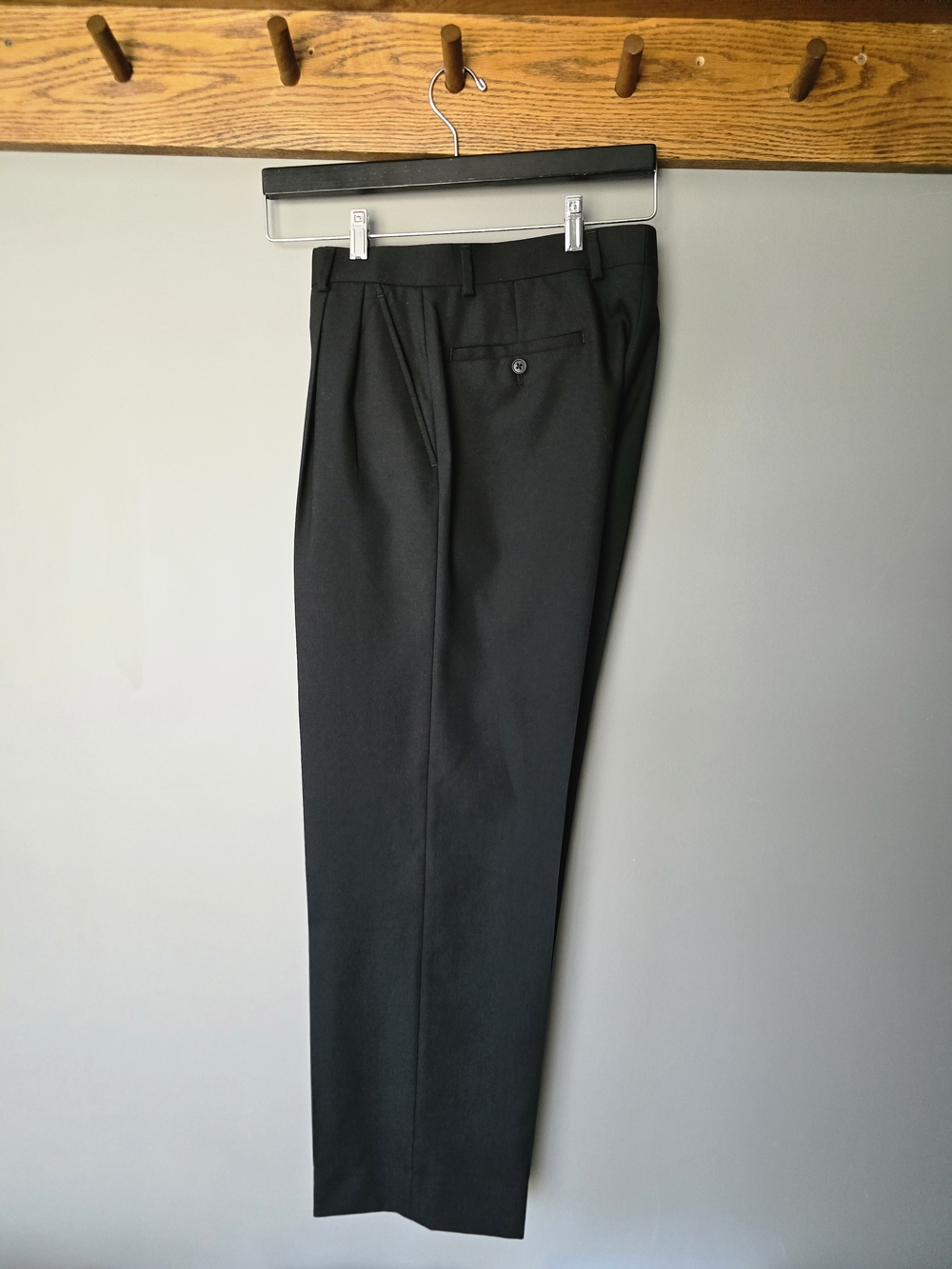 Pronto Uomo Black Men’s Formal Dress Pants. 30" Waist. Altered To 30" Inseam
